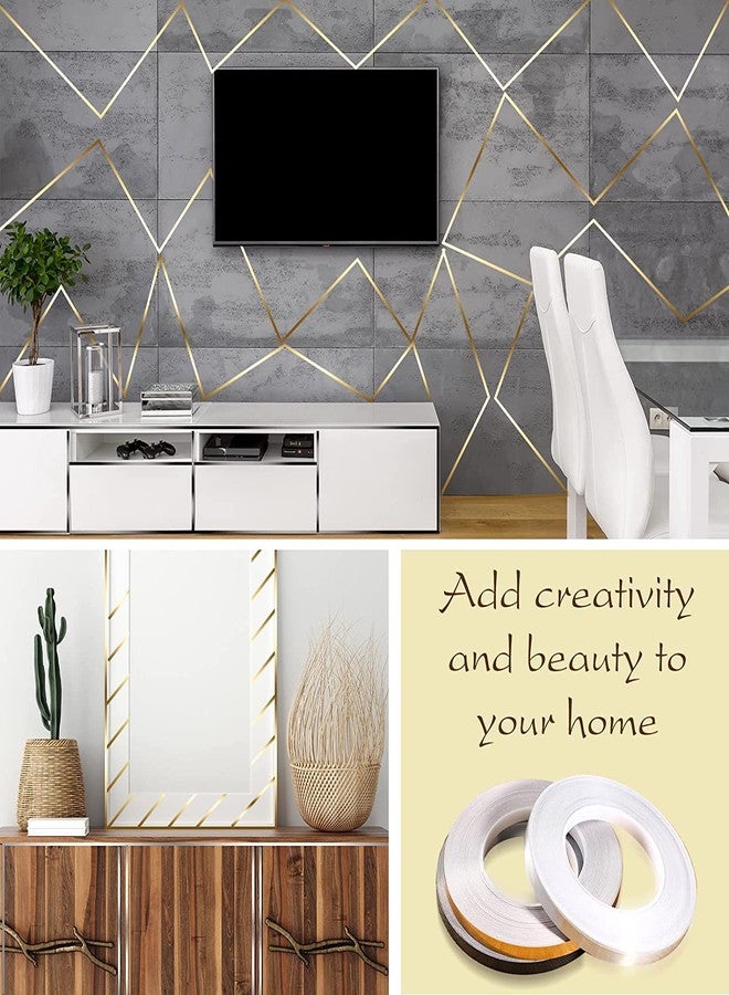 WALLTON شريط لاصق ذاتي اللصق من والتون بطول 45 متراً لسد فجوات البلاط، شريط لاصق مقاوم للماء لسد الفجوات، مناسب لأرضيات المنازل والجدران والمطابخ والخزائن، عبوة من 3 قطع. (ألوان متنوعة، 2 سم) - Image 4